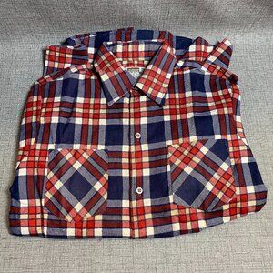 NEW Old Stock Vintage 1970s Flannel